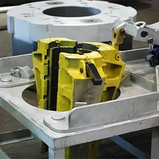 The yellow top of the FASTR™ Handling System